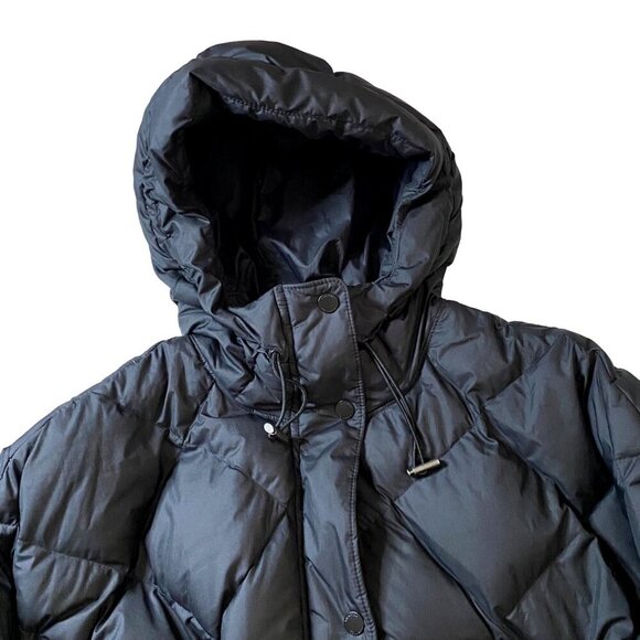 Columbia ICY Heights Belted Down Quilted Puffer Jacket in Black Women's Sz M - Picture 6 of 13